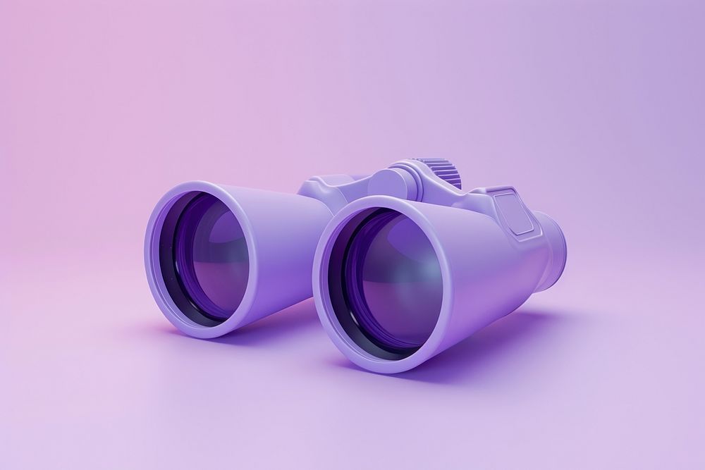 Binoculars purple magnification technology.