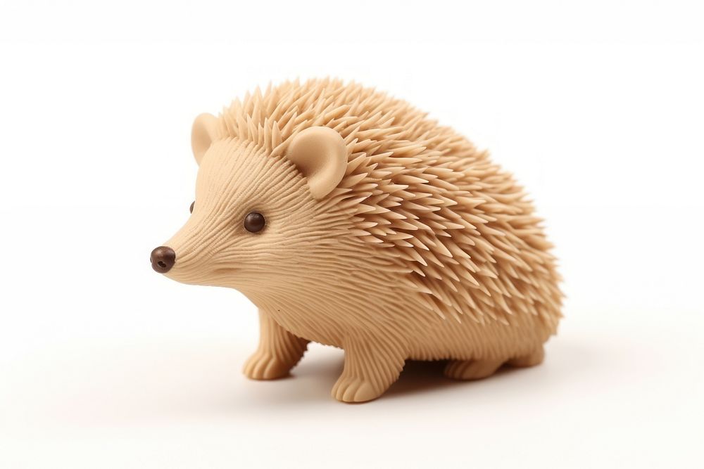 Minimal hedgehog mammal animal white background.