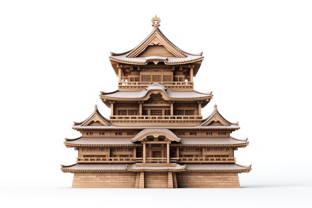 Night japanese castle architecture building pagoda.
