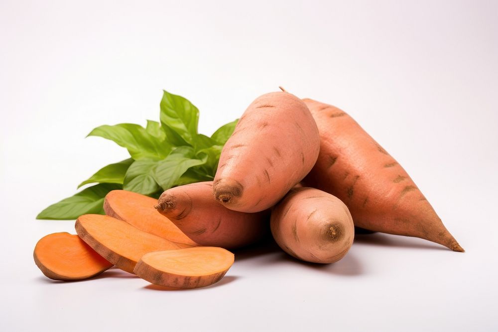 Sweet potato vegetable carrot plant.