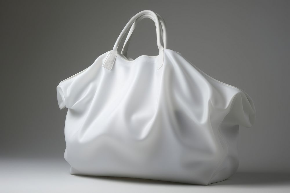 Bag handbag purse white.