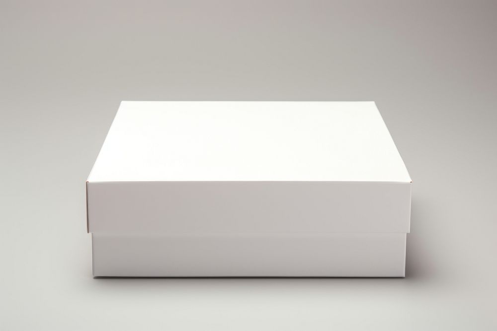Blank white burger box carton simplicity rectangle.