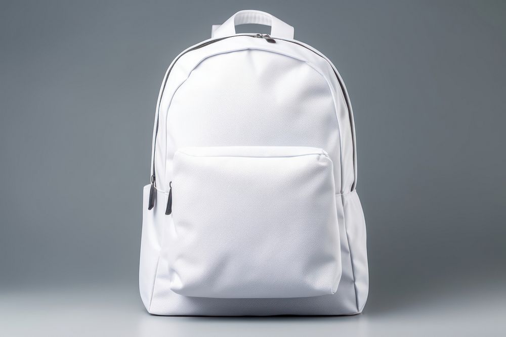 Bagpack backpack handbag white.