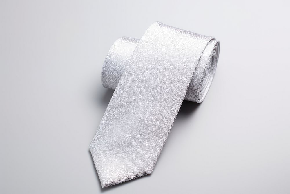 Necktie white accessories simplicity.