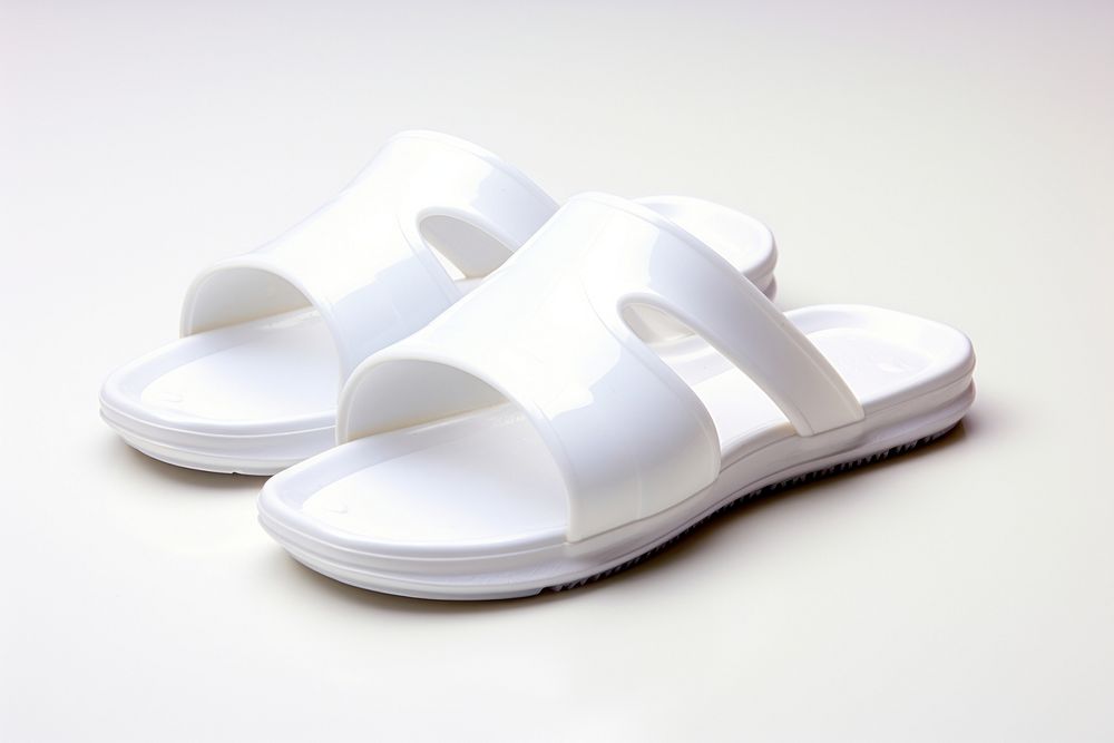 Slide sandals footwear white flip-flops.