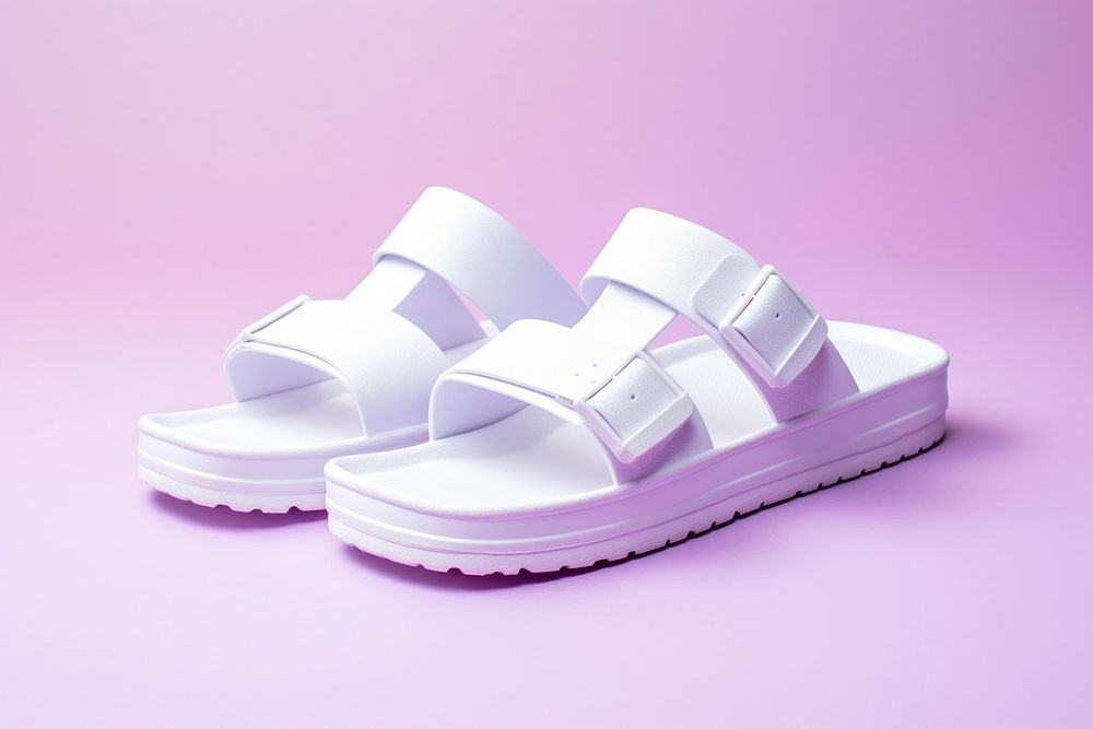 Slide sandals footwear white shoe.