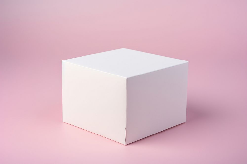 Paper box carton white.