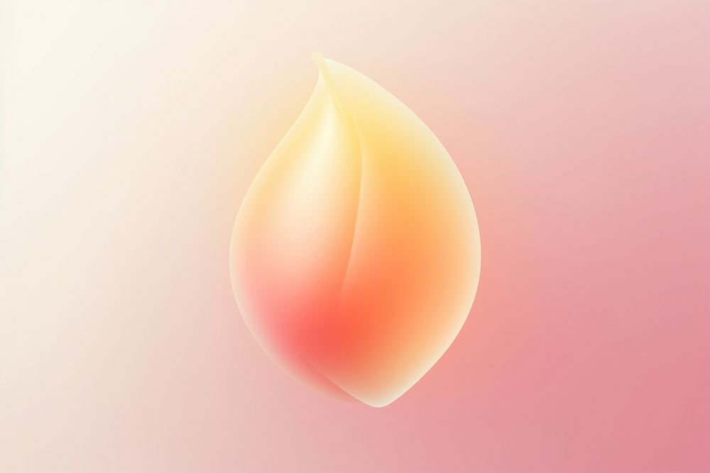 Abstract gradient illustration peach fruit petal pink red.