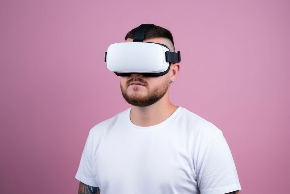 Virtual reality portrait glasses photography.