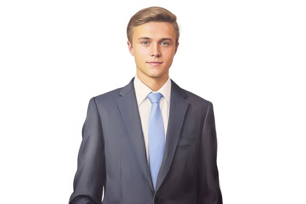 Businessman portrait blazer tuxedo.