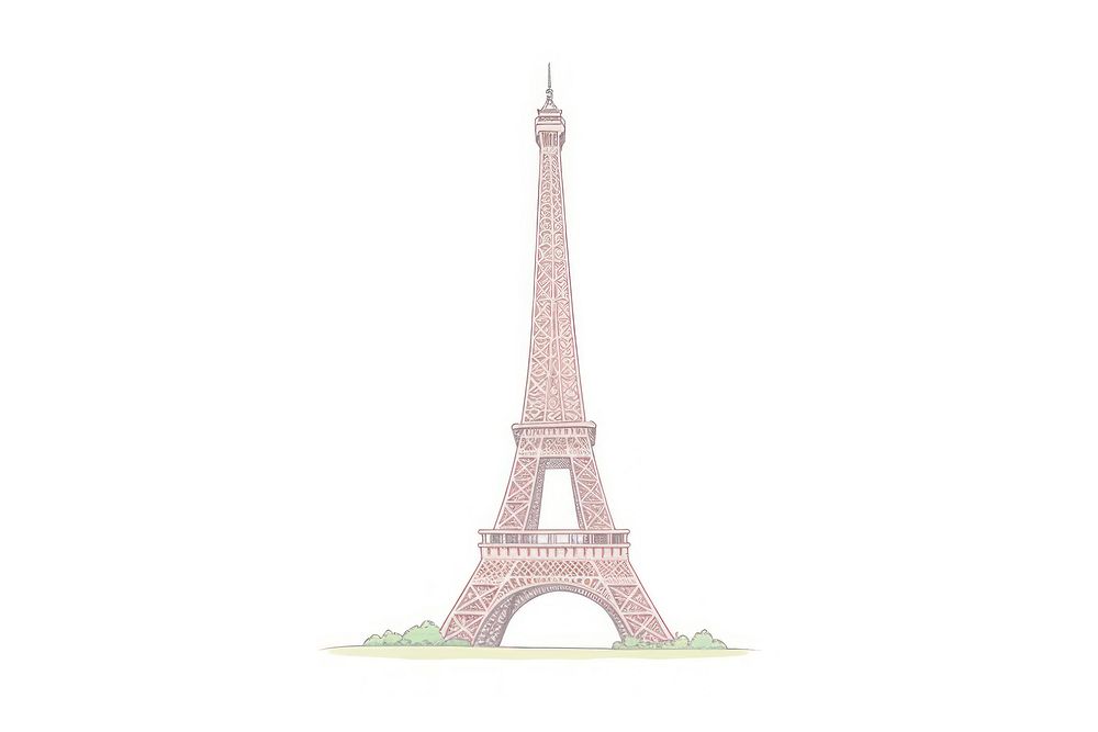 Paris tower architecture building.