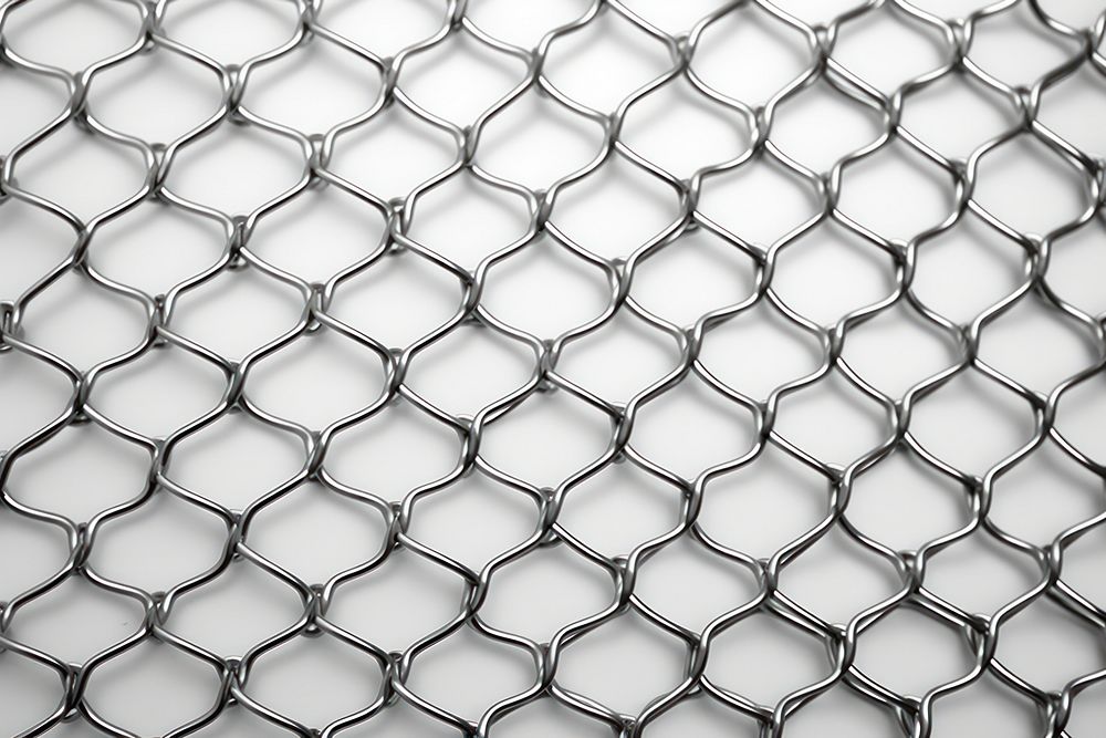 Backgrounds metal mesh repetition.