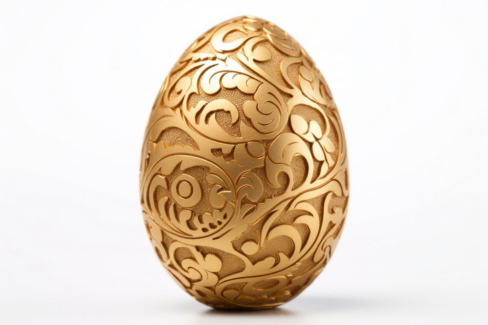 Easter egg jewelry locket gold.
