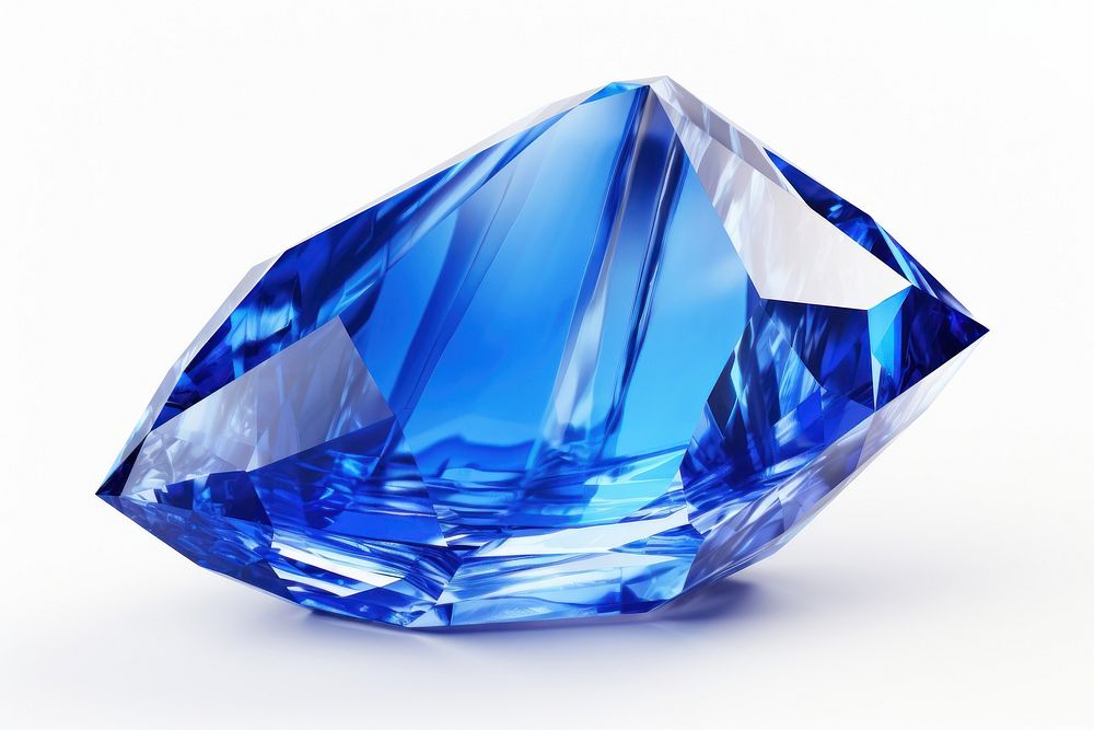Blue gemstone jewelry diamond.