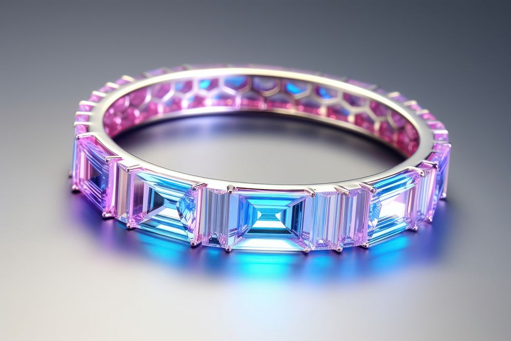 Bracelet gemstone jewelry ring.