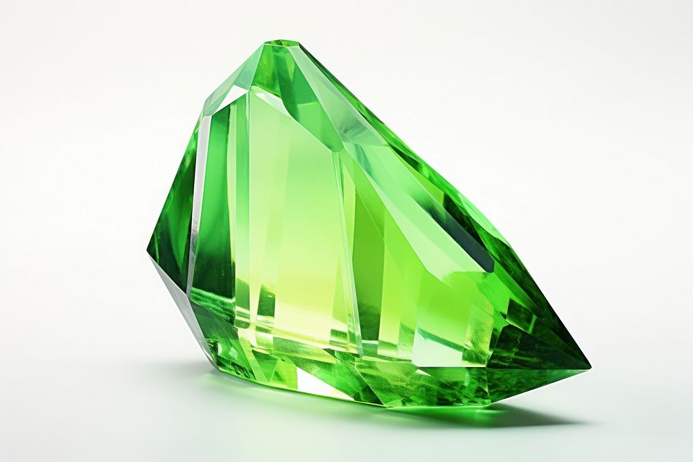 Green gemstone jewelry emerald.