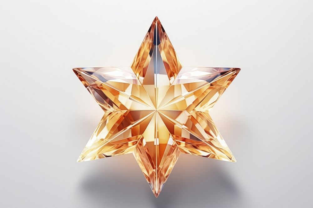 Star gemstone crystal jewelry.