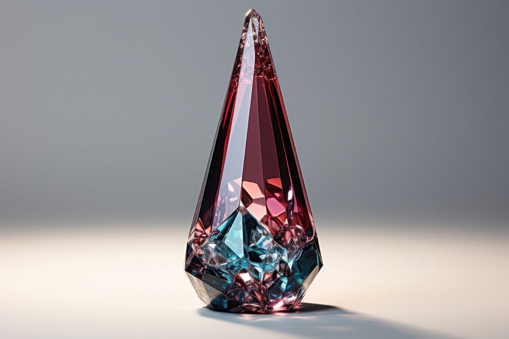 Wine bottle gemstone crystal jewelry.