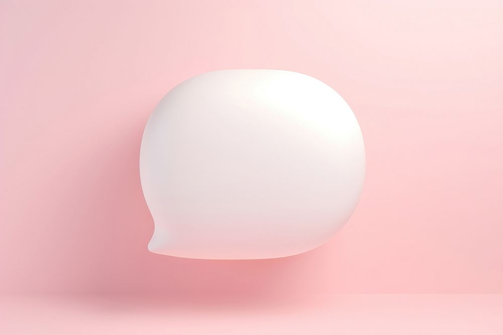 White speech bubble sphere lamp lampshade.