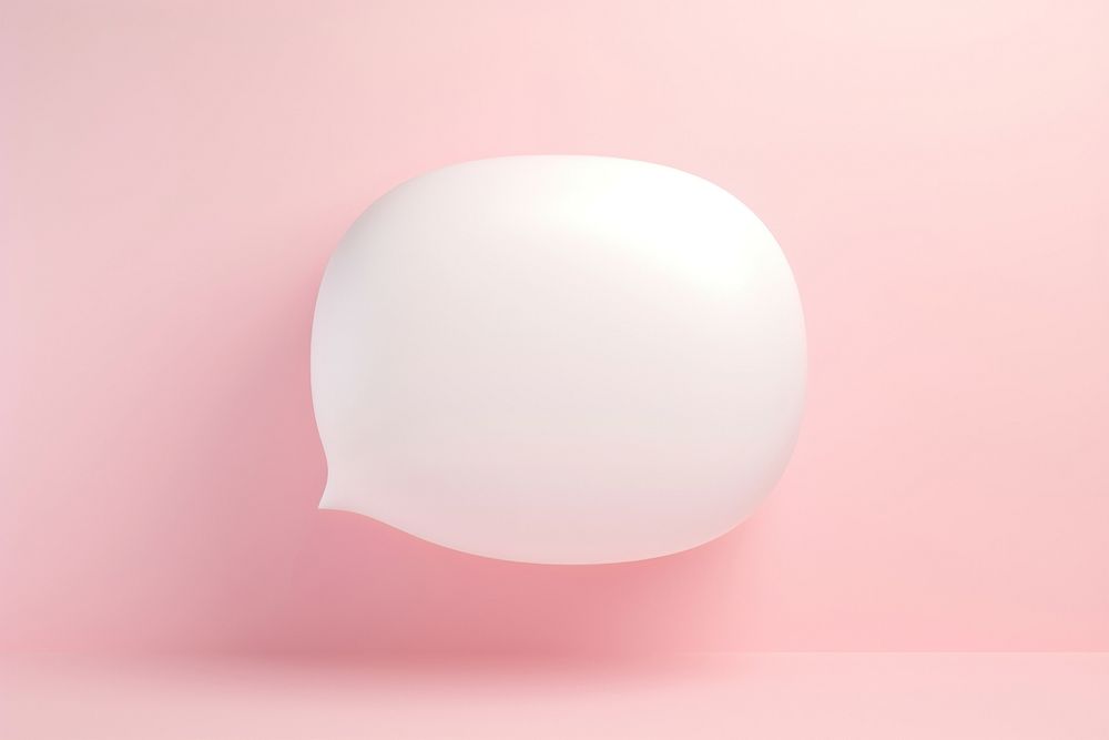 White speech bubble balloon simplicity technology.