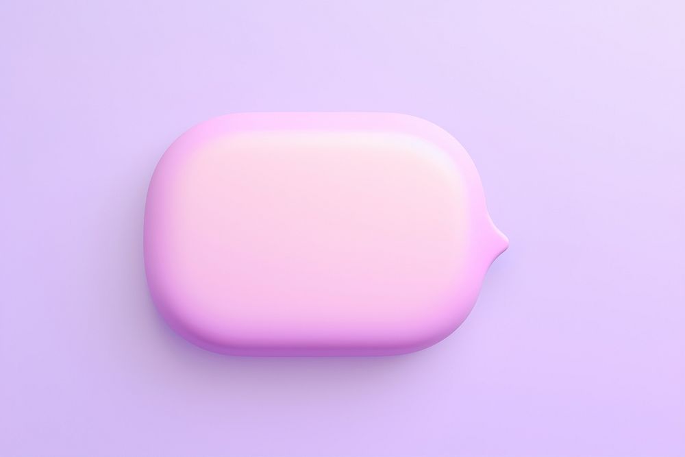 Speech bubble purple technology rectangle.