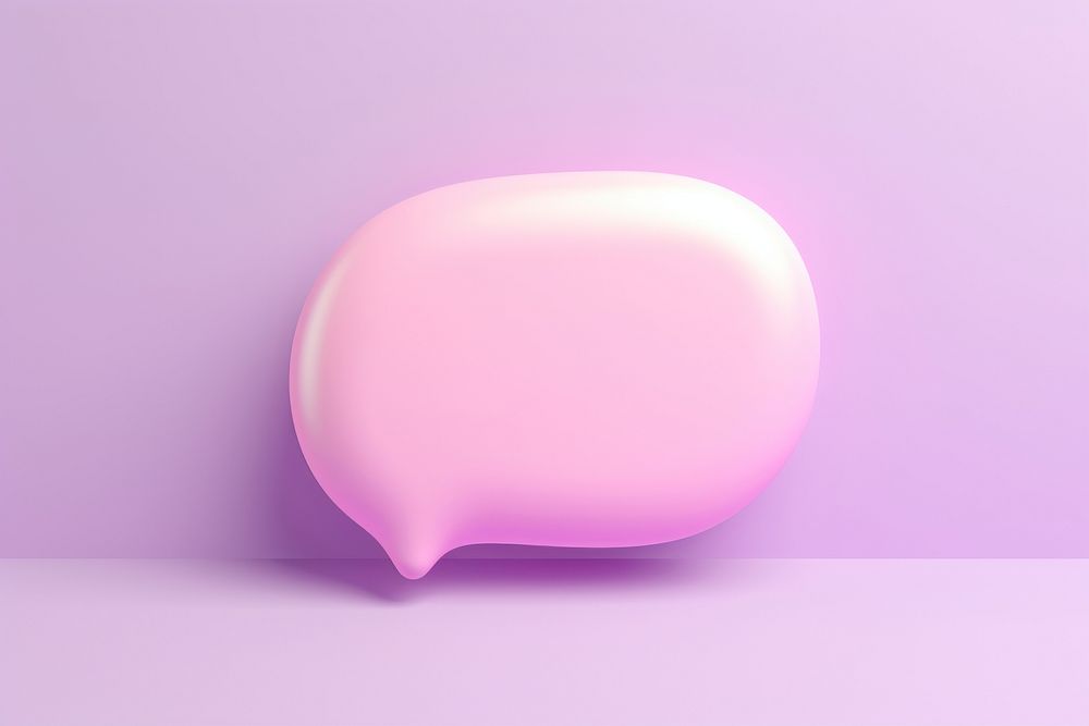Speech bubble purple technology lavender.