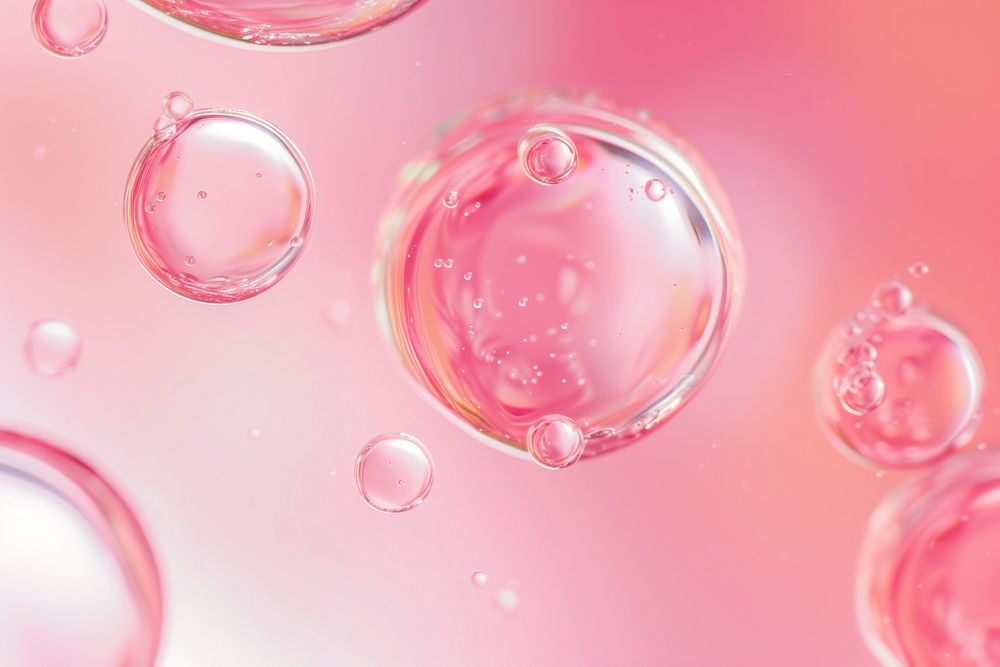 Liquid cosmetics gel backgrounds bubble petal.