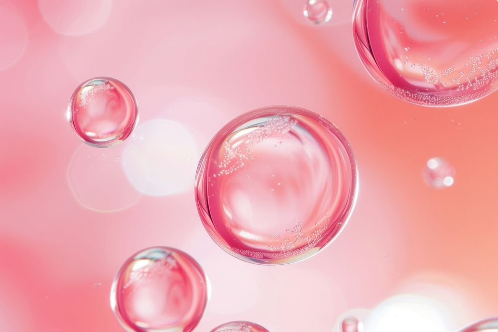 Liquid cosmetics gel bubble backgrounds transparent.