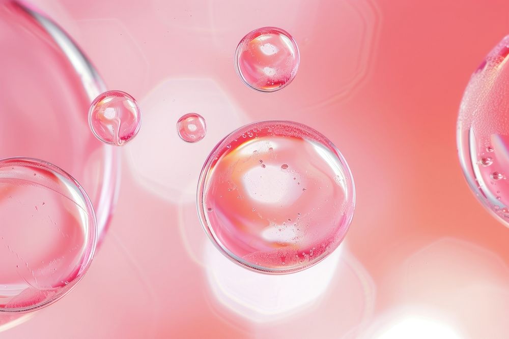 Liquid cosmetics gel bubble backgrounds biotechnology.