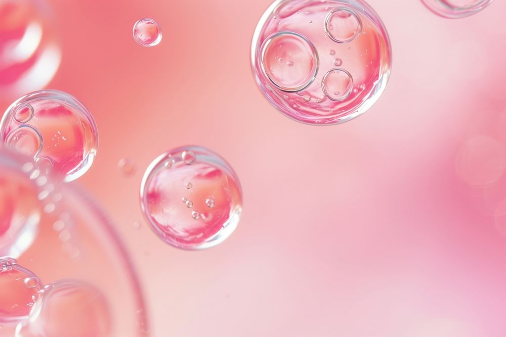 Liquid cosmetics gel bubble backgrounds transparent.