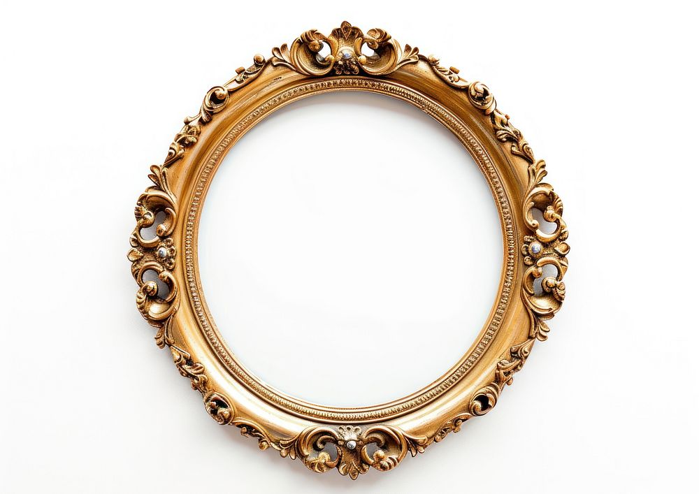 Circle jewelry locket photo.