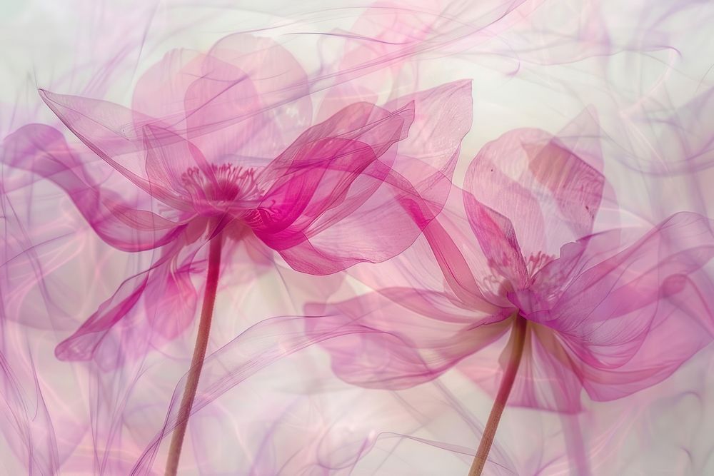 Abstract pink flowers pattern purple petal.