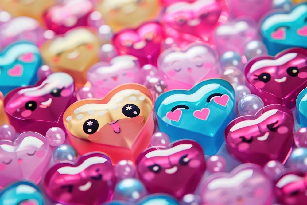 Heart cute wallpaper confectionery backgrounds celebration.