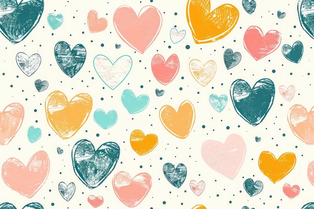 Heart illustration cute wallpaper backgrounds creativity variation.