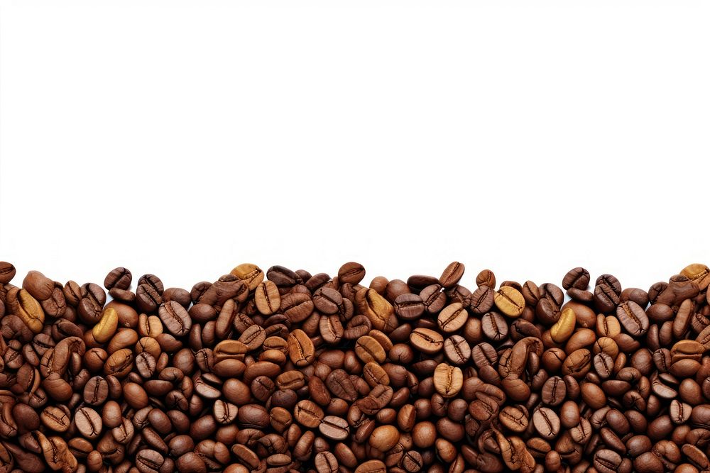 Coffee beans coffee backgrounds white background.