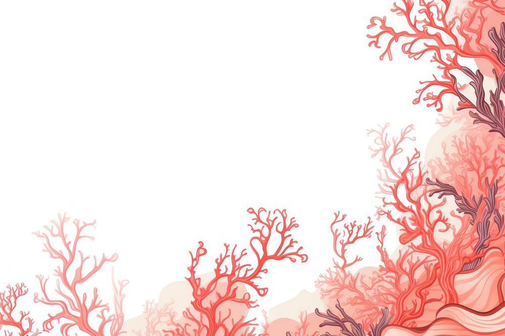 Coral backgrounds outdoors pattern.