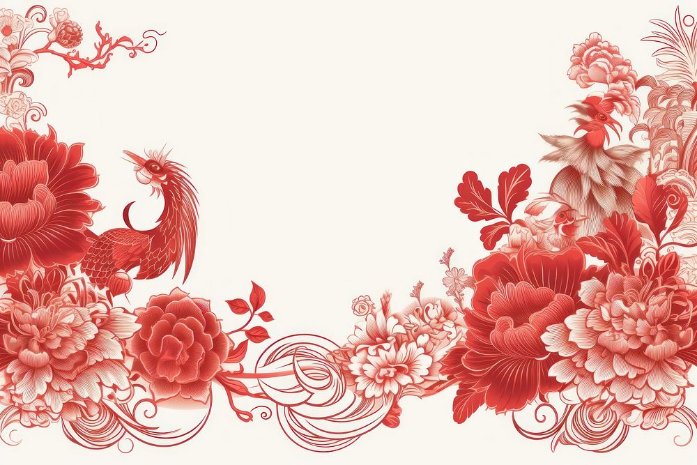Chinese New Year backgrounds pattern flower.
