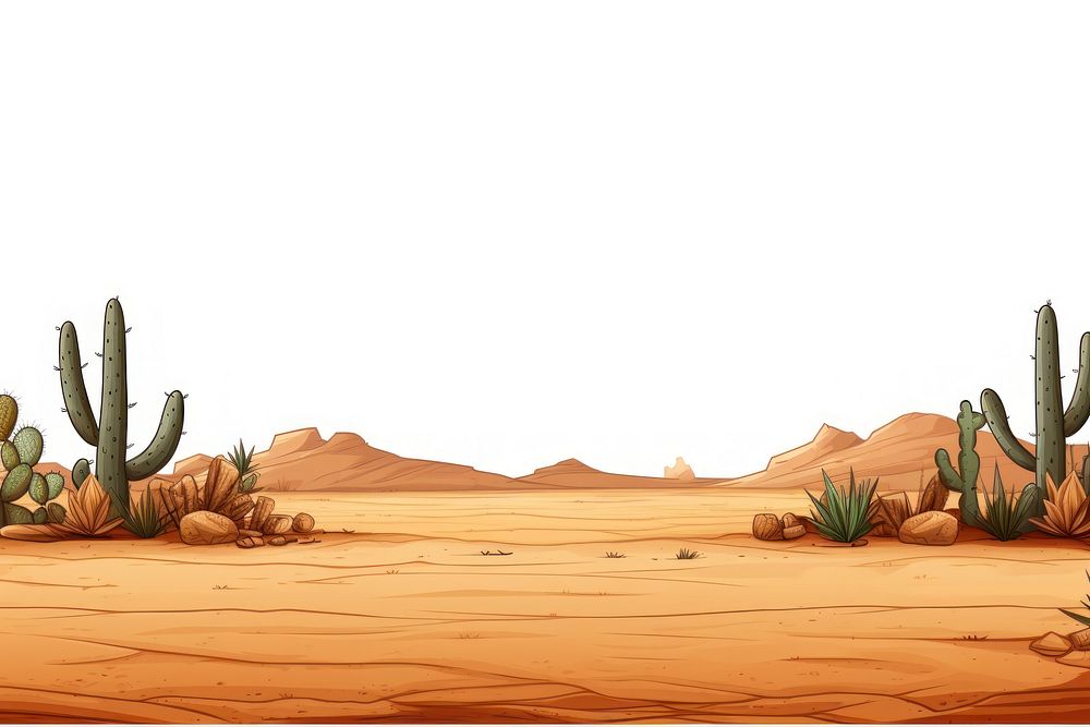 Desert desert landscape outdoors.