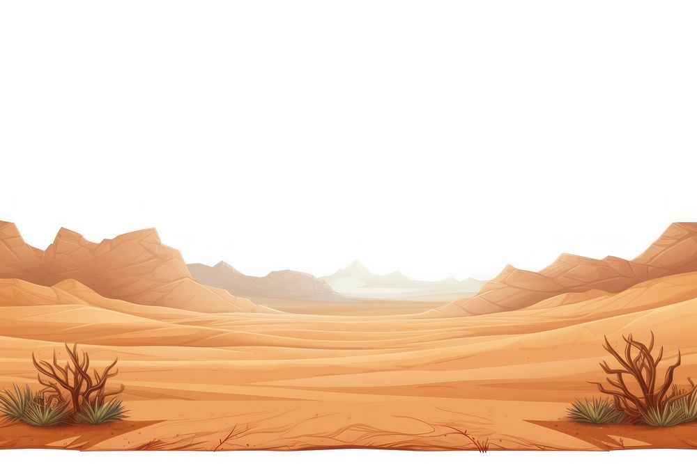 Desert landscape nature tranquility.