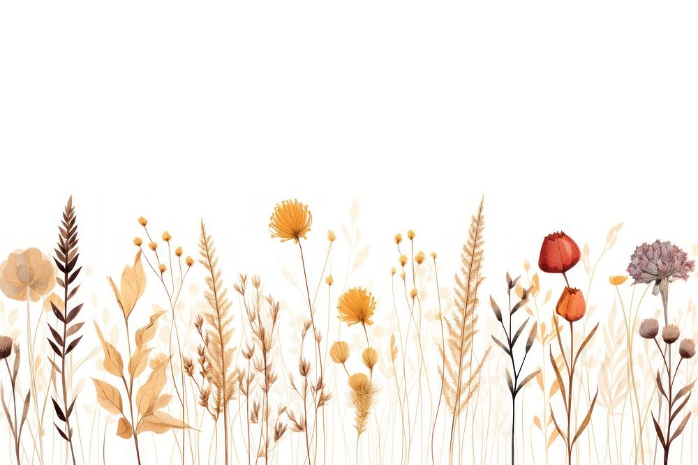 Dried flower backgrounds outdoors plant.