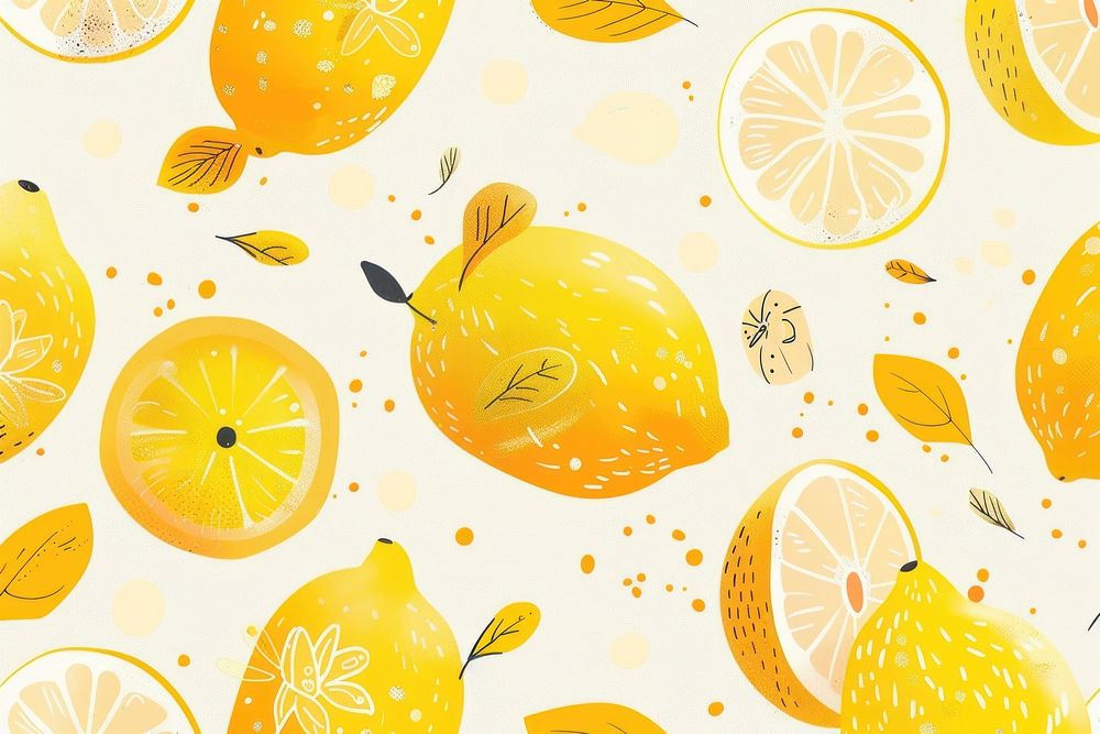 Lemon cute wallpaper fruit plant food.