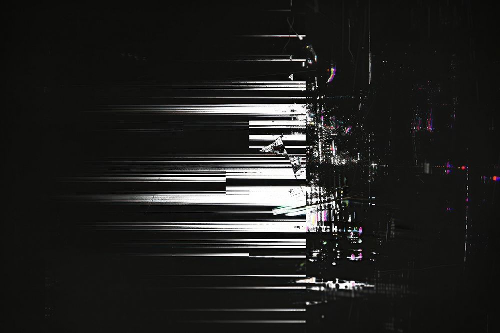 Glitch noise static television overlay effect backgrounds light black.