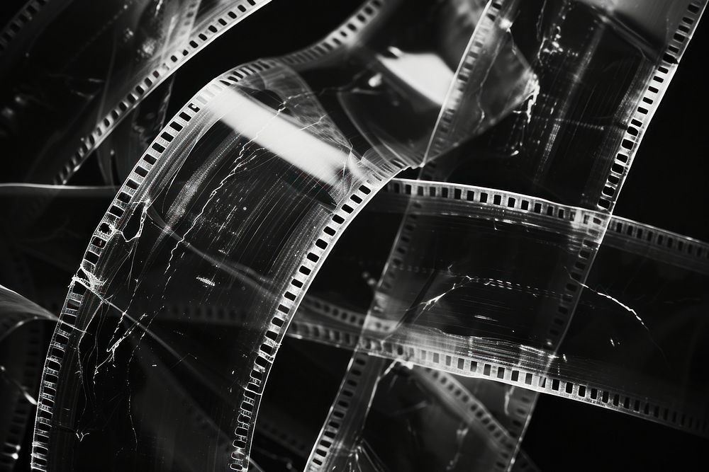 Retro negative film overlay effect backgrounds black technology.