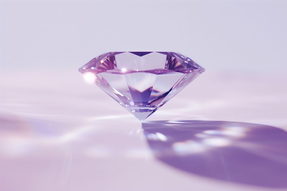 Diamond amethyst gemstone jewelry.