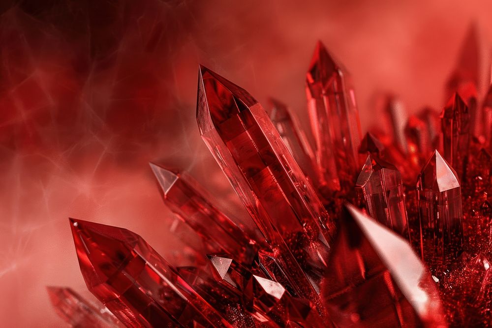 Red crystal background backgrounds jewelry accessories.