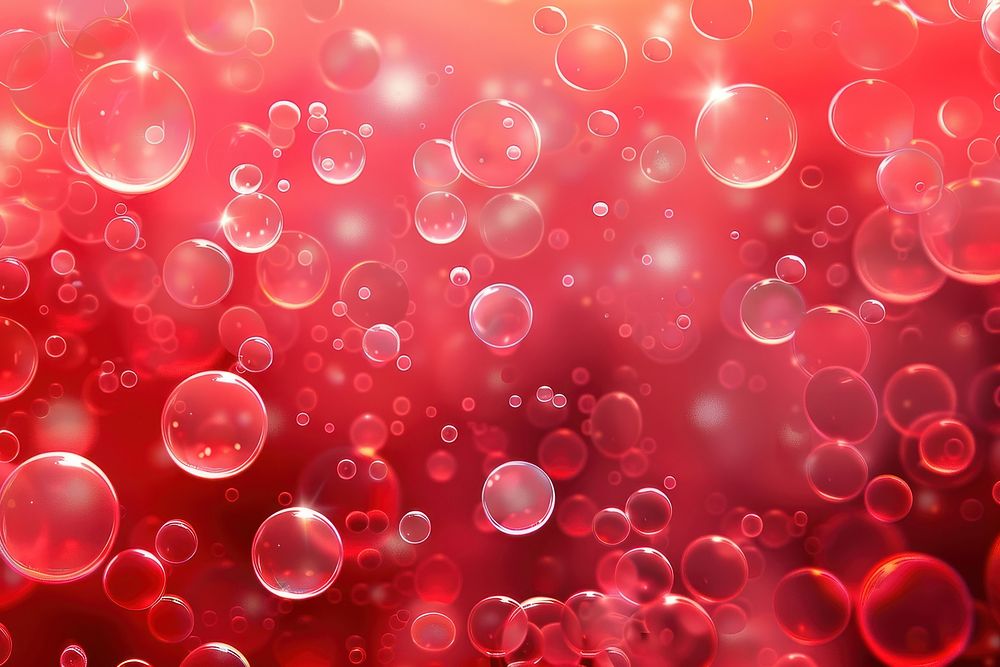 Red bubbles background backgrounds condensation transparent.