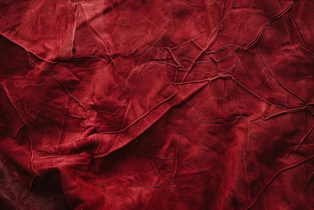 Red suede texture wallpaper backgrounds textured crumpled.