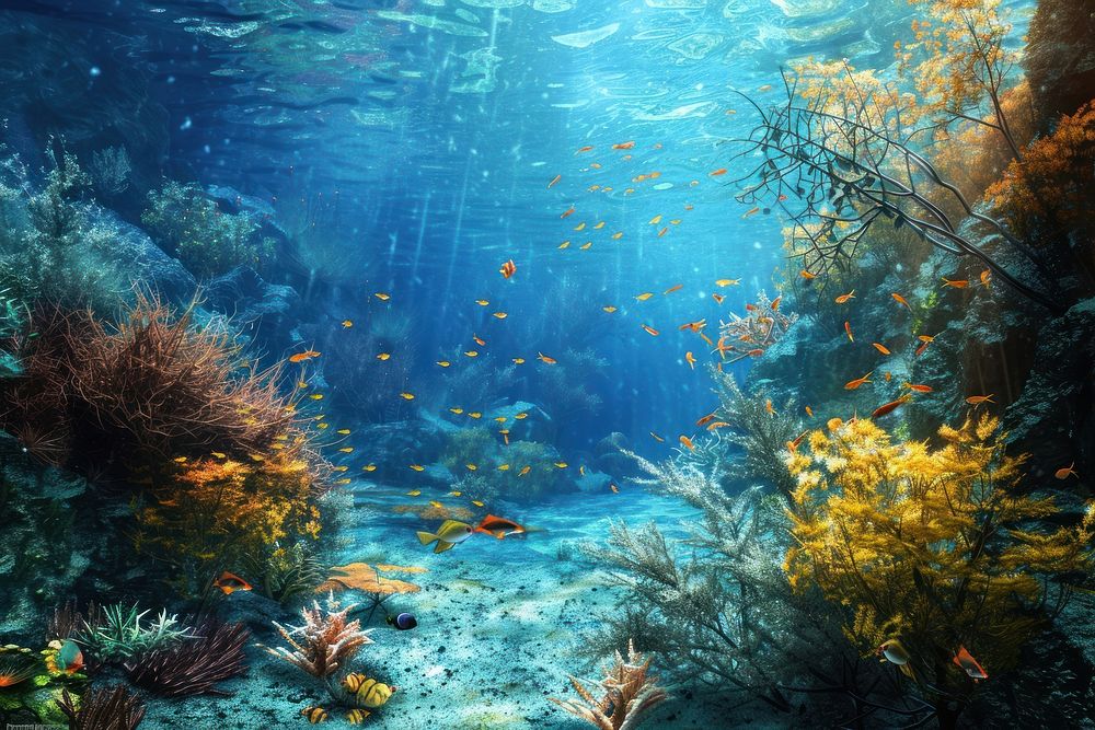 Sea wallpaper underwater outdoors nature.