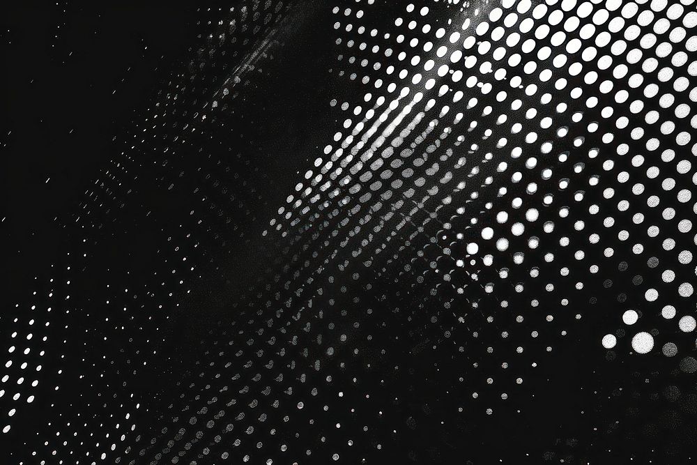 Retro halftone filter effect black backgrounds monochrome.