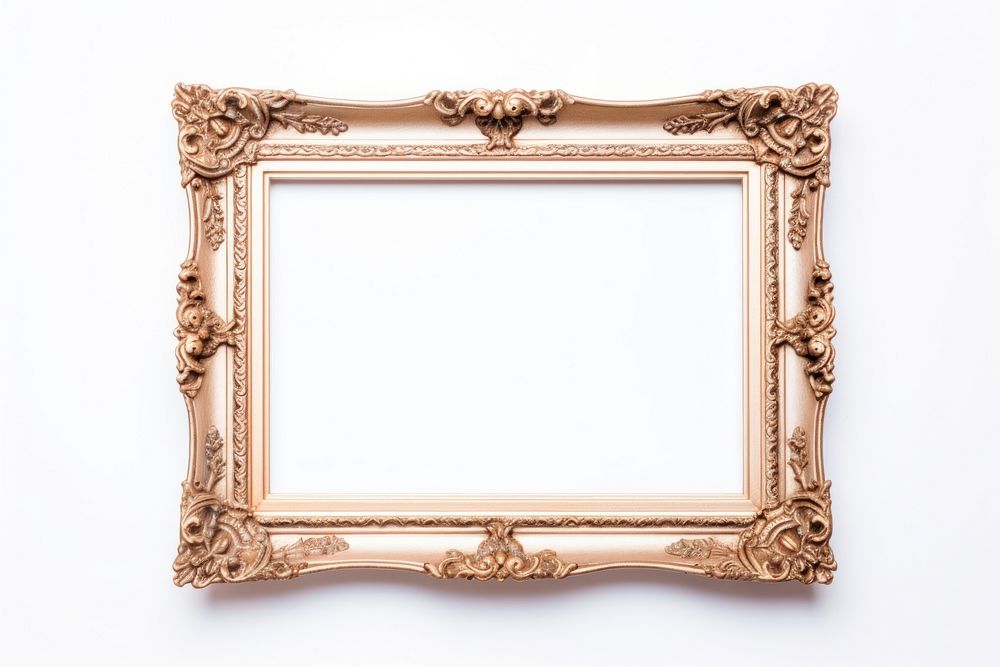 Frame white background architecture rectangle.
